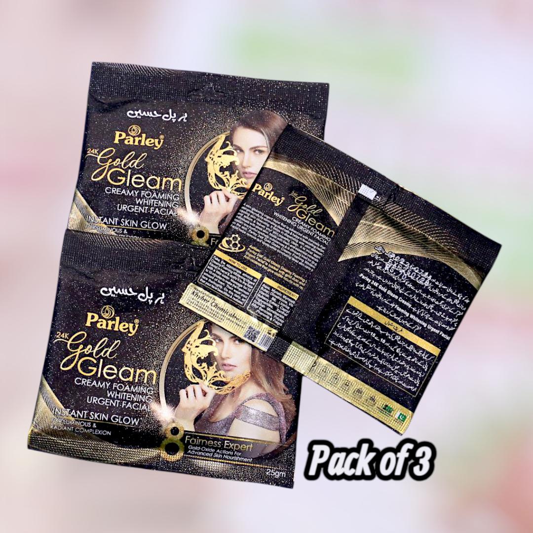 24K Gold Whitening Facial Cream Pack of 3