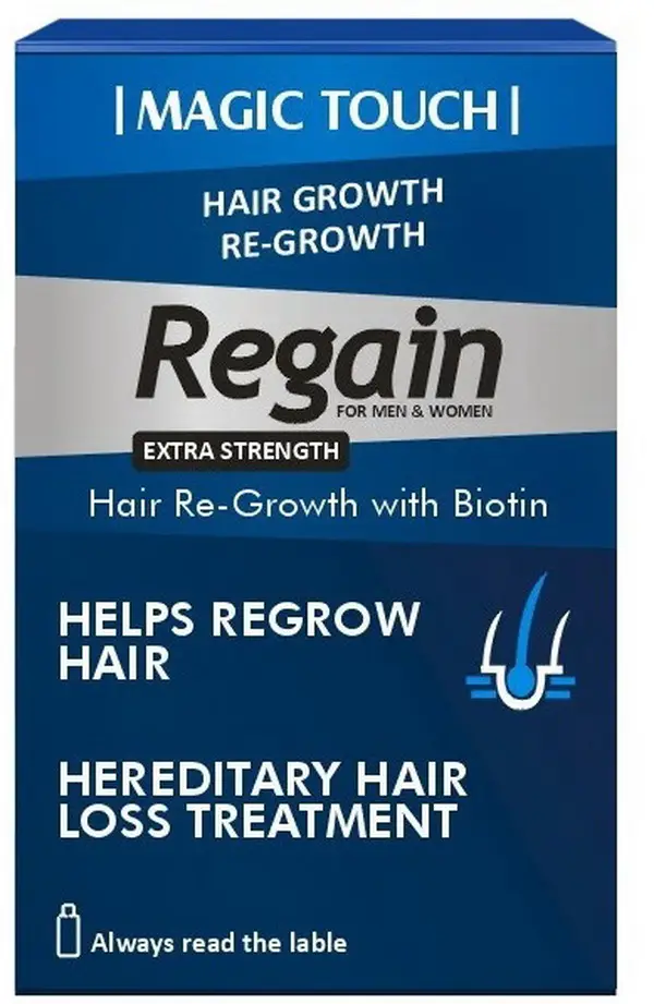 Magic Touch Minoxidil 5% Hair Topical Solution three month Supply - Hair Regain, Regrowth - Minoxidil spray Pack of 2