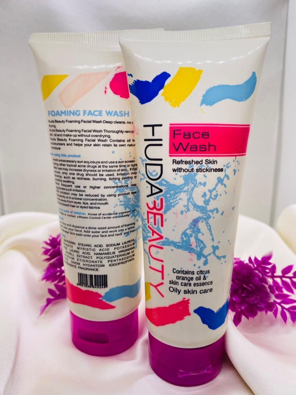 Huda Beauty Whitening Face Wash 100ml Oily Skin