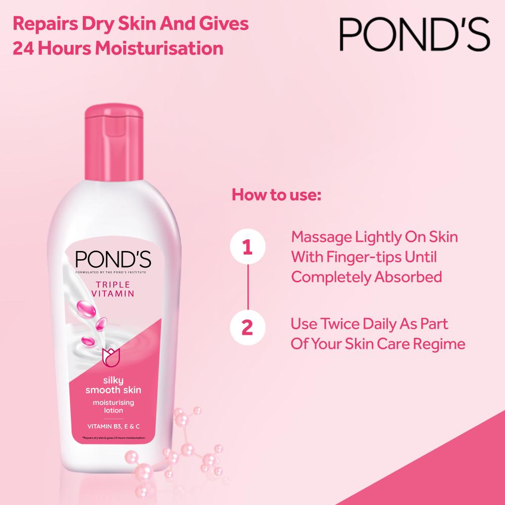 Ponds Triple Vitamin Brightening Body Lotion 100ml