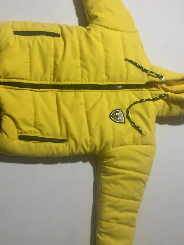 Boy's Yellow Quilted Puffer Jacket Winter Warm 2-10Yrs