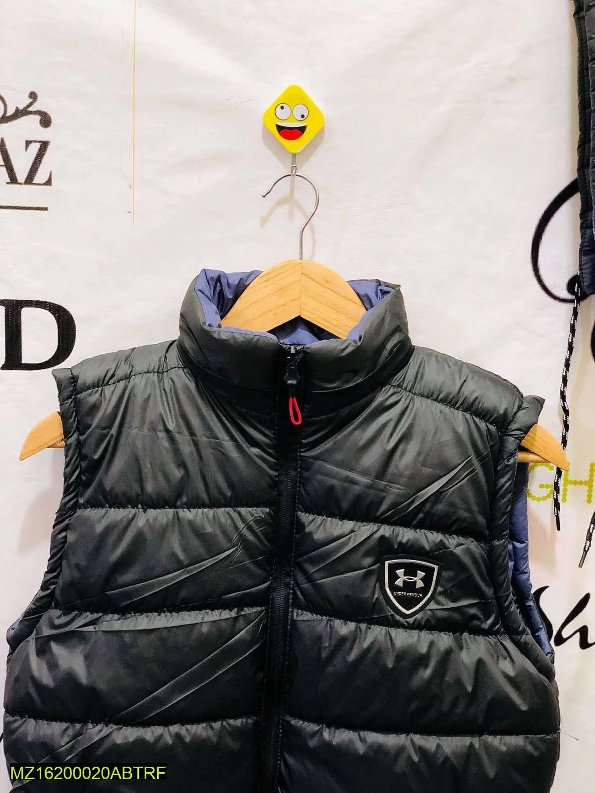 Men Winter Sleeveless Puffer Vest Black M-XL