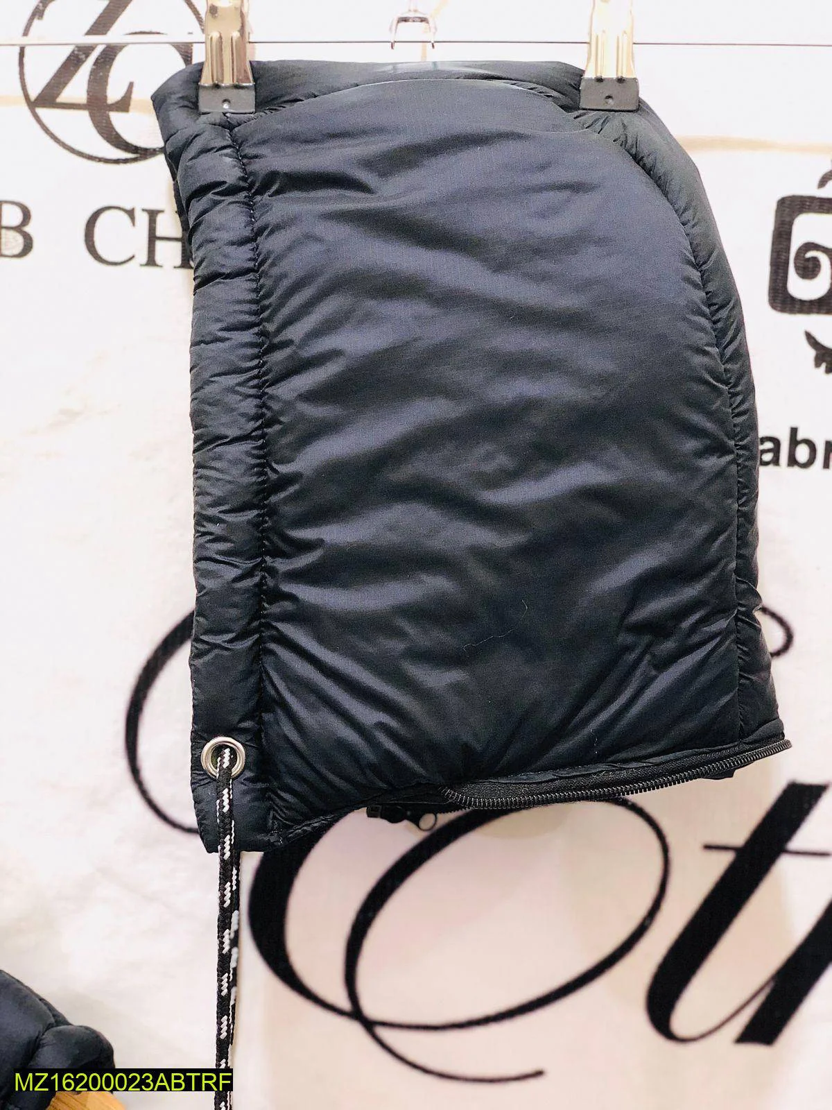 Men Sleeveless Puffer Vest Navy Blue with EA7 Logo