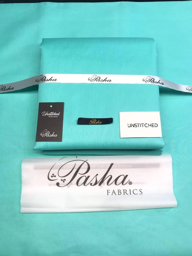 Men's Unstitched Cotton Suit Turquoise Eid Wedding Office