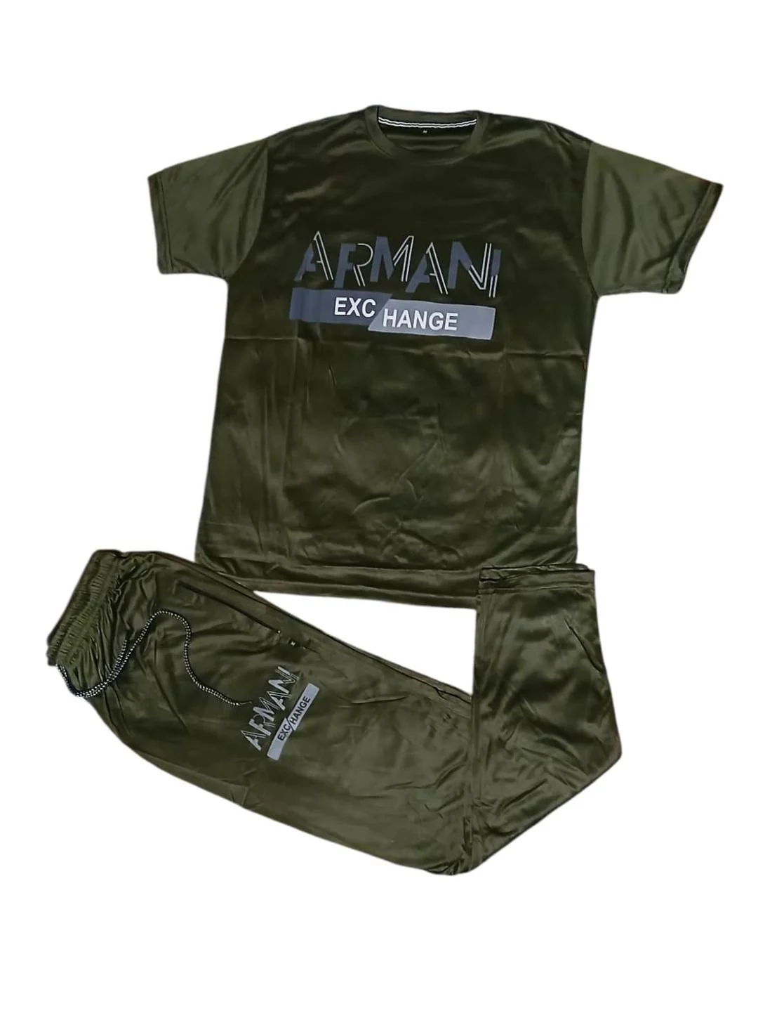 Men Armani Exchange Green Track Suit