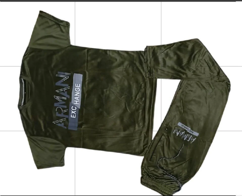 Men Armani Exchange Green Track Suit