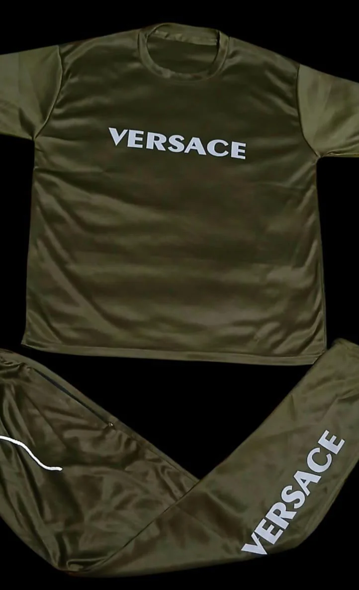 Men Micro Interlock Track Suit Green Medium to XL