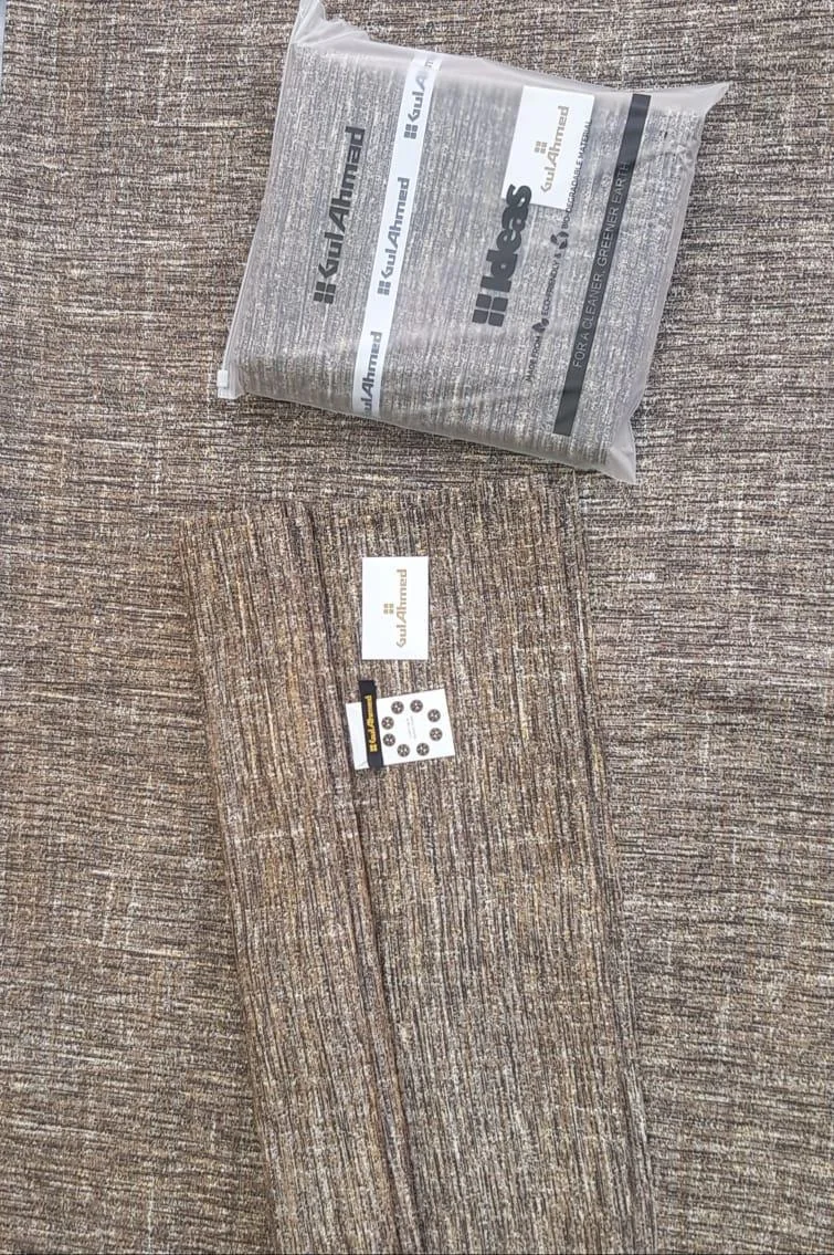 Gul Ahmed Khaddar Suit Men Winter Warm Textured 4M