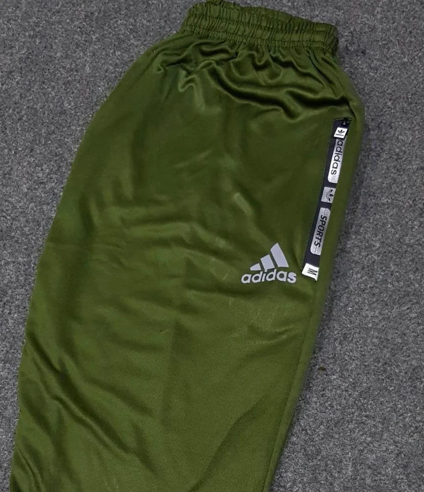 Green Men's Micro Interlock Track Pants Medium to XL