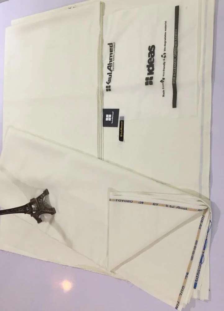 Men's Wash & Wear Plain Suit White