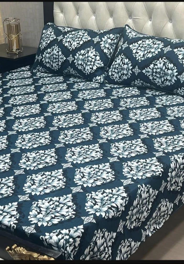 Double Bedsheet Set Crystal Cotton Multicolor 90x97