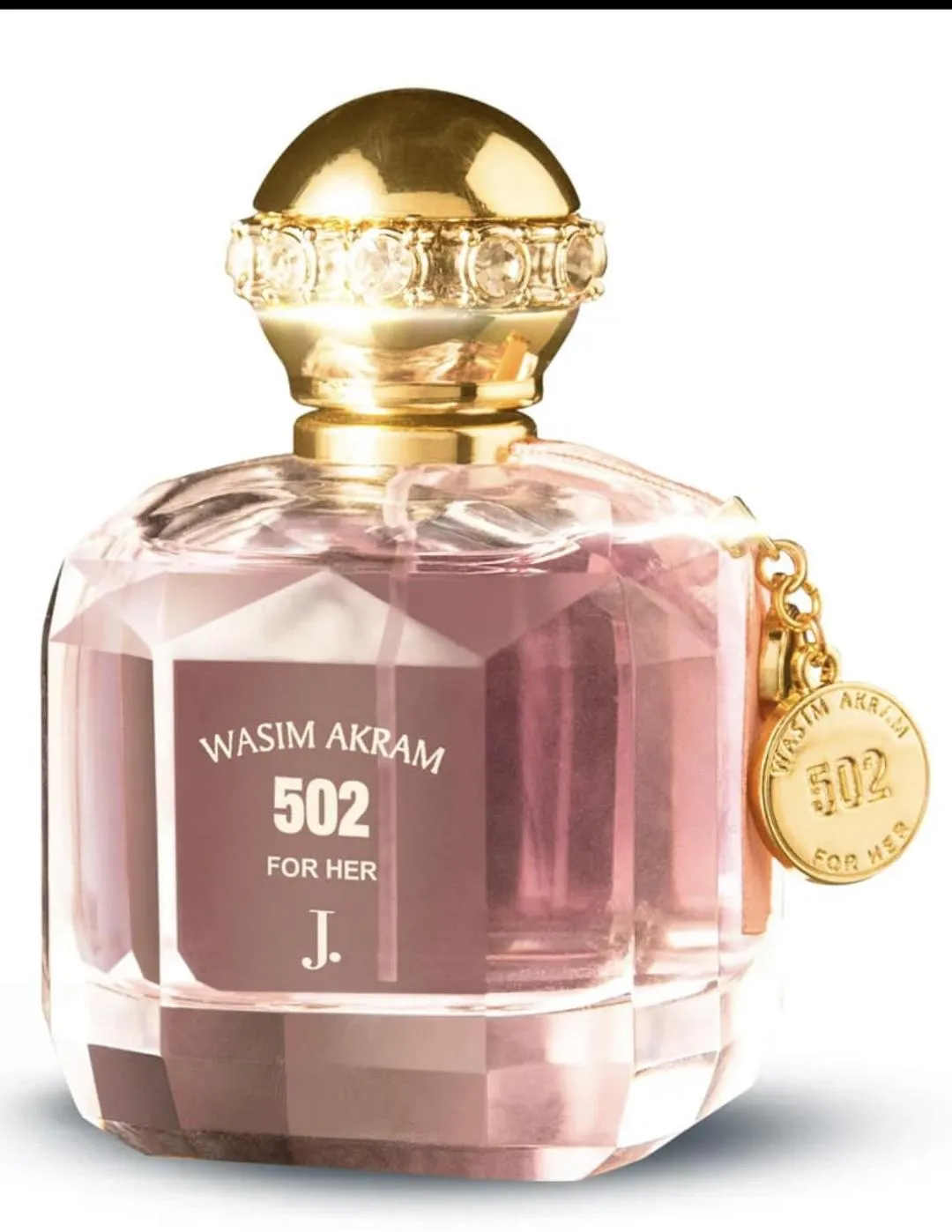 Alcohol-Free Floral Perfume for Women Pink Bottle