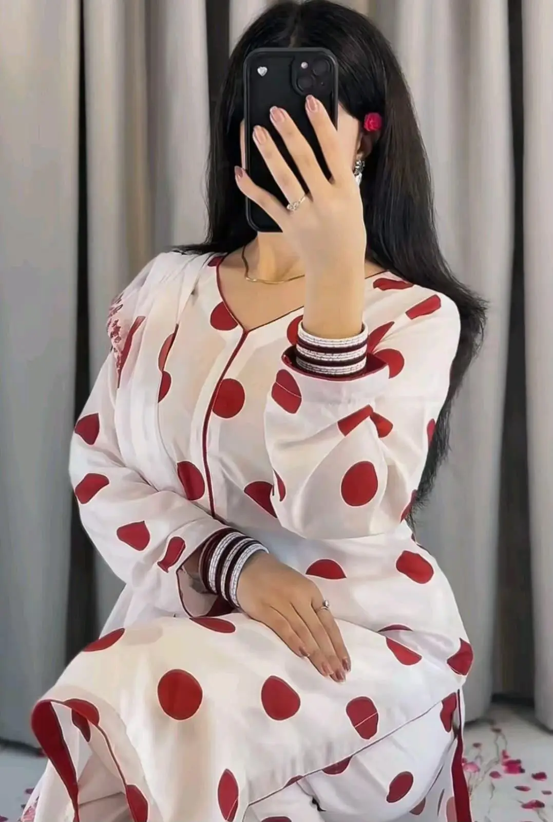 3 Pcs Women's Unstitched Digital Print Suit