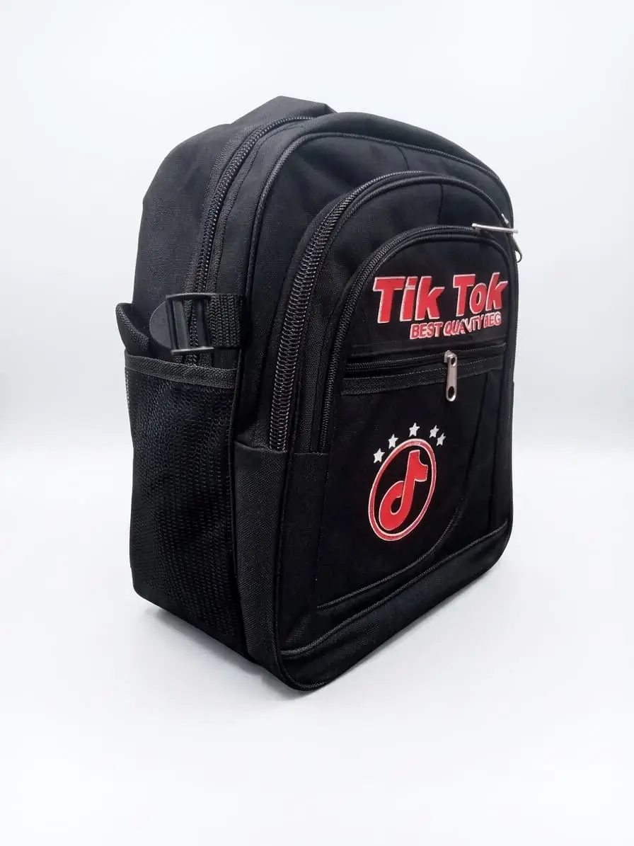 Stylish Boy's Parachute Backpack - 1 Pcs in Classic Black