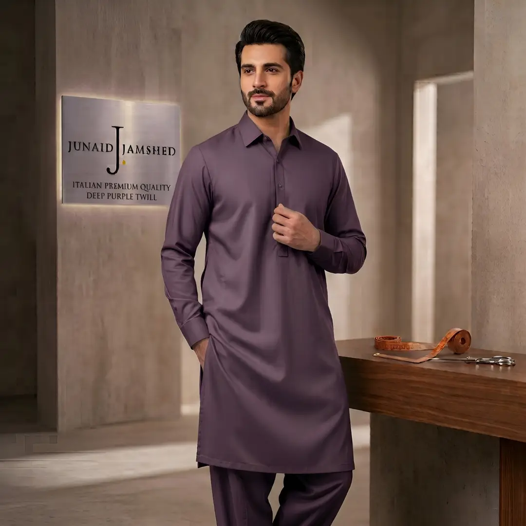 Men’s Unstitched Boski Plain Suit