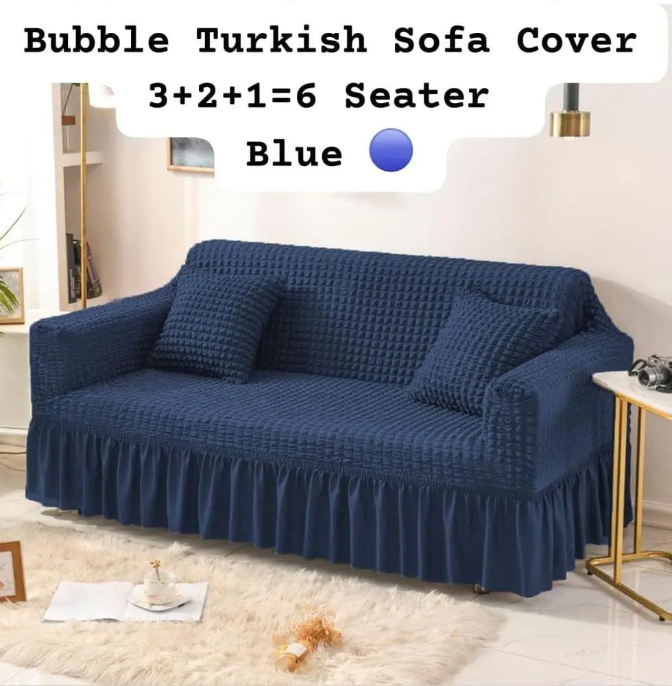 6 Seater Jersey Textured Sofa Covers