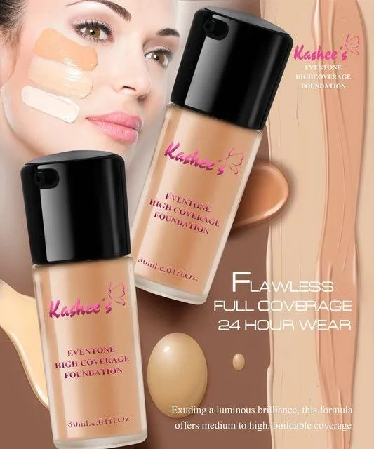 Kashees Pure Porcelain High Coverage Foundation 30ml