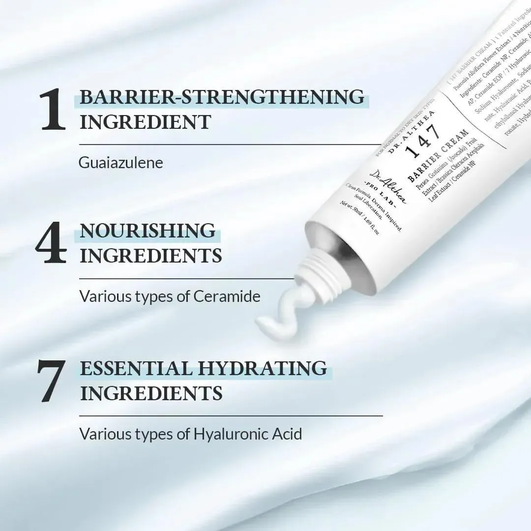 Dr. Althea Barrier Cream 147 for Dry Skin White Tube