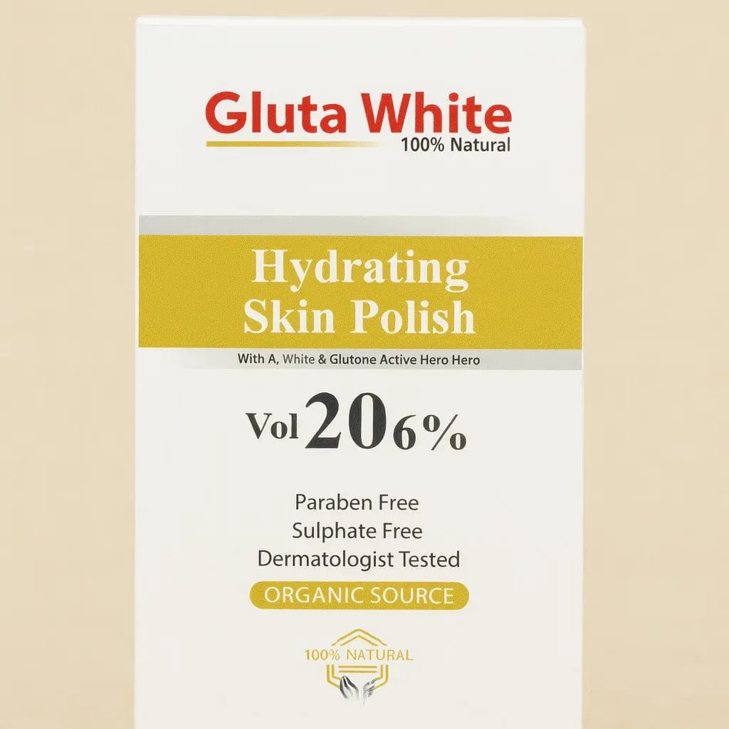 Gluta White Hydrating Skin Polisher 20% Paraben Free