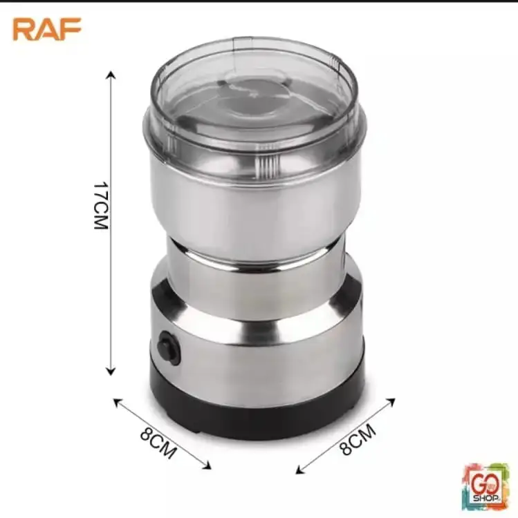 RAF Electric Masala Grinder Machine Stainless Steel Blades