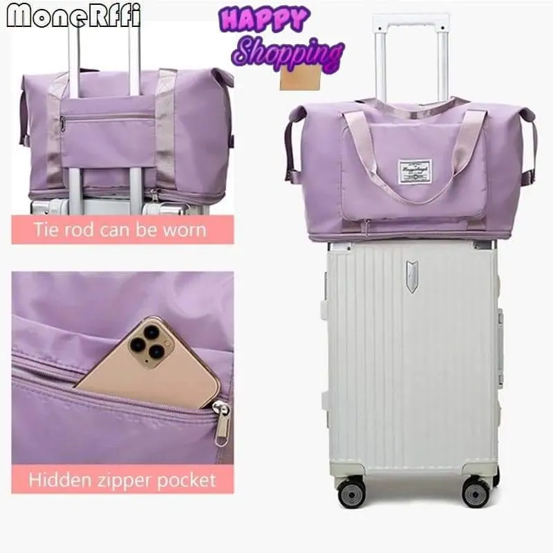High Quality Large Capacity 2 in 1 Folding Travel Bag, Shoulder Bag Travel