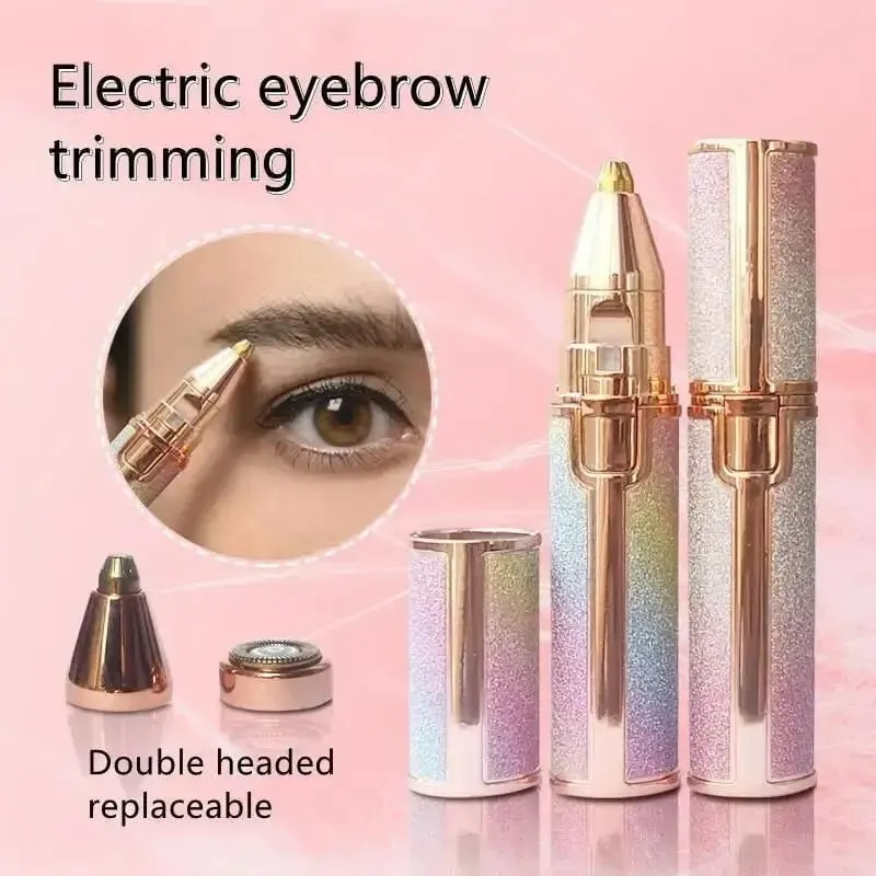 Rechargeable Eyebrow Trimmer for Women & Men Multicolor