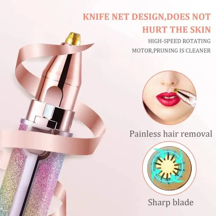 Rechargeable Eyebrow Trimmer for Women & Men Multicolor
