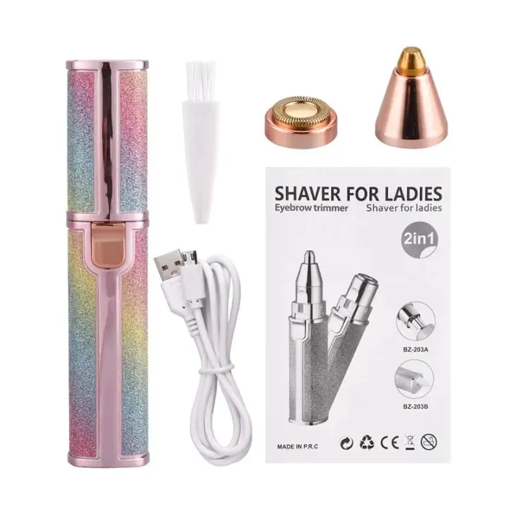 Rechargeable Eyebrow Trimmer for Women & Men Multicolor