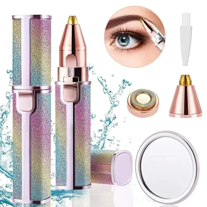 Rechargeable Eyebrow Trimmer for Women & Men Multicolor