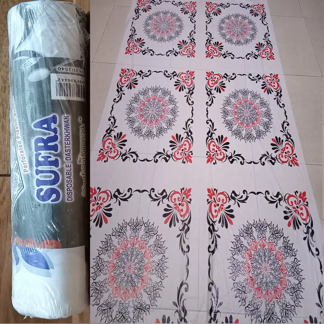 Pack of 2 Roll of Disposable Printed Dastarkhwan