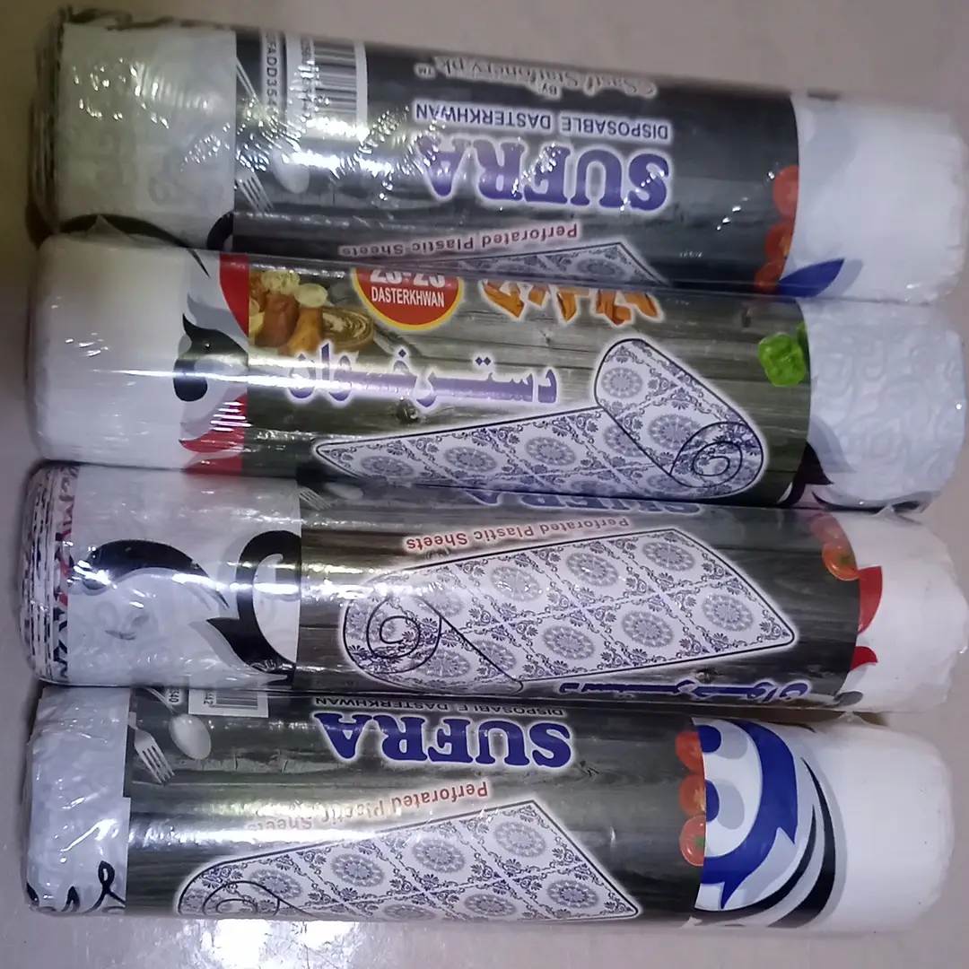 Pack of 3 Roll of Disposable Printed Dastarkhwan