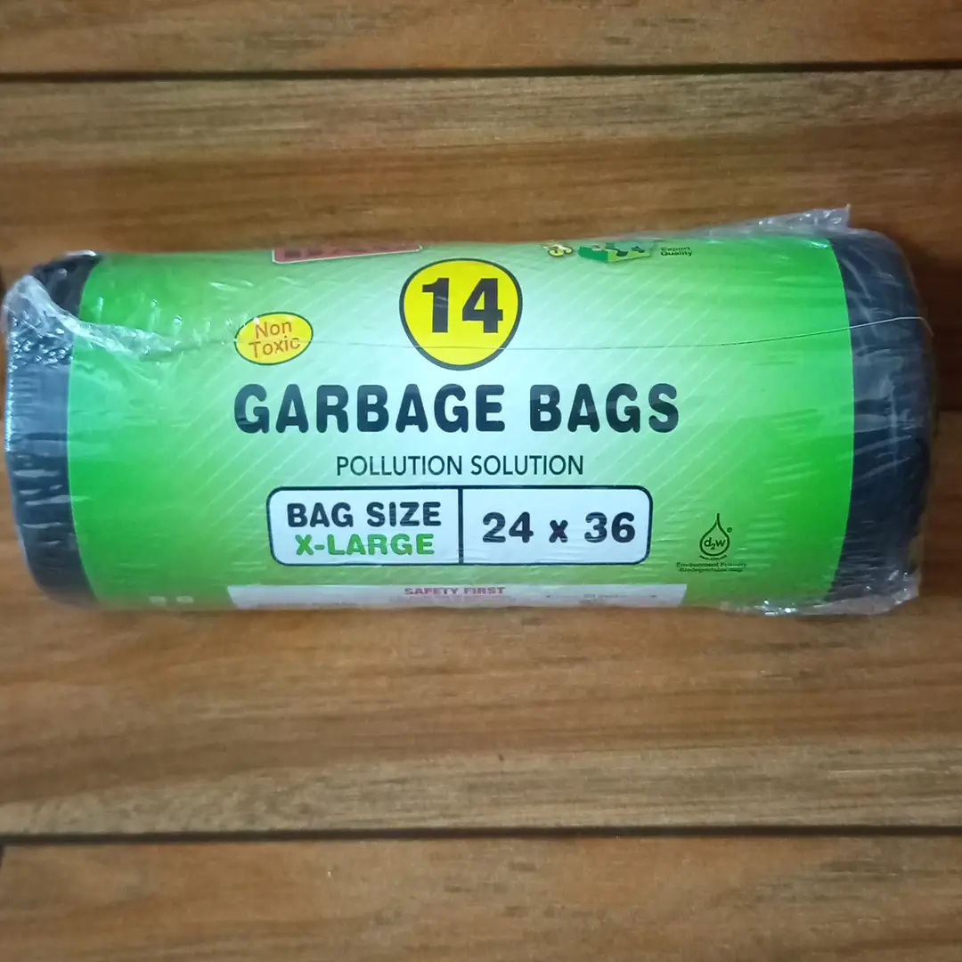 Pack of 2 Garbage Bag Roll Size Extra Large 24 x 36 Inches