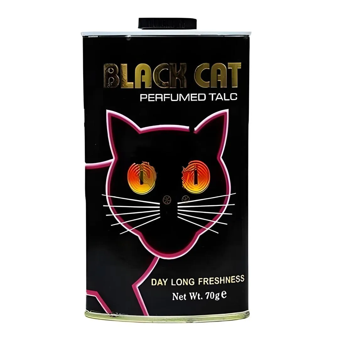 Black Cat Perfumed Talcum Powder 70gm Daily Freshness