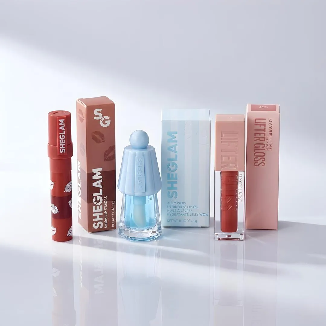 3 in 1 Lip Gloss Oil & Lipstick Set for Pakistani Women