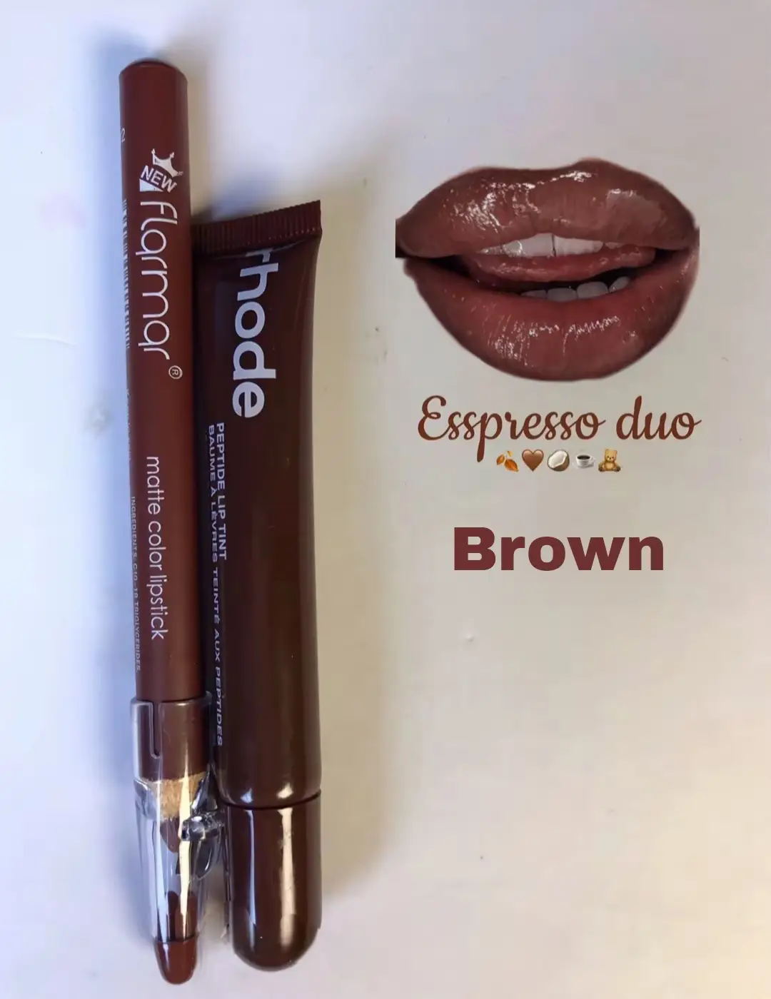 Rhode And Flormar Viral lip pencil deal - 2 pc