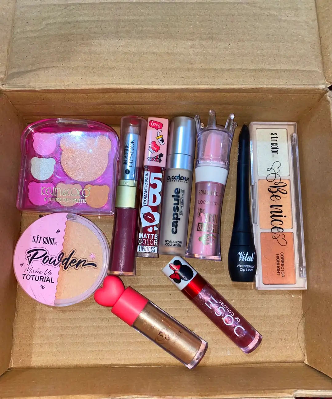 All in one makeup bundle for Girls - 10 pcs
