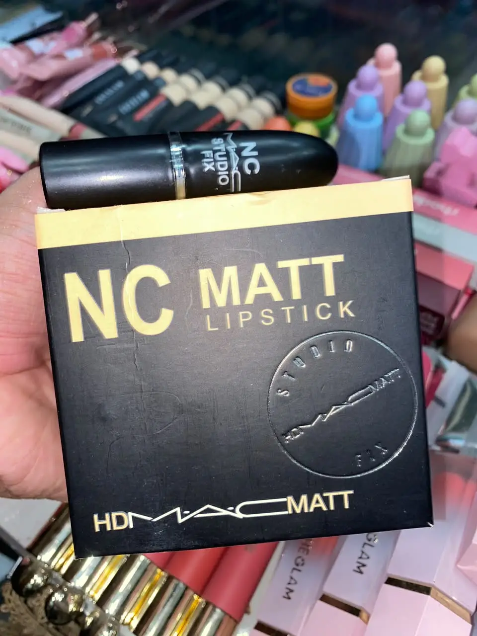 Mac High quality Silky Matte Finish Lipstick - 3g, 6pcs