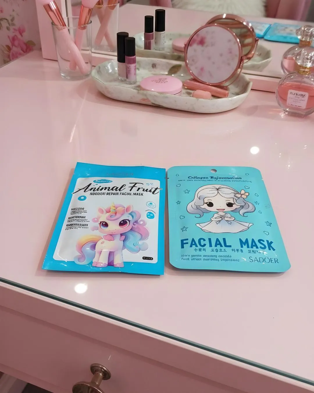 Whitening & Brightening Face Mask 2 Pack Blue Gel