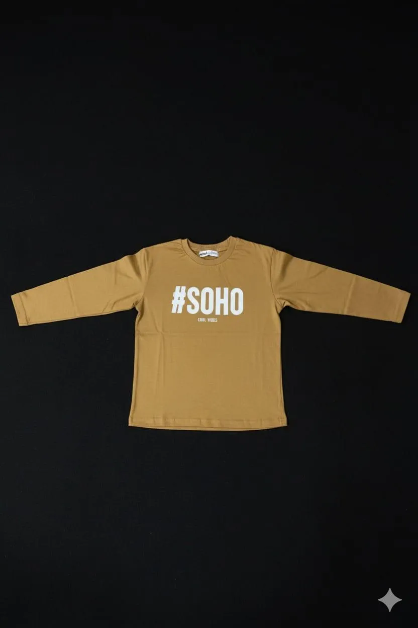 1 Pc Boy's Stitched Jersey Printed Sweatshirt