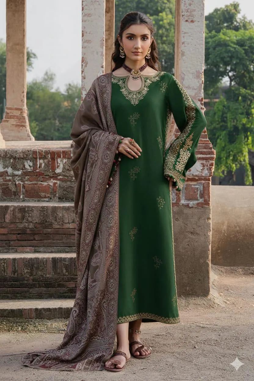 Most Hit Artilces 3 Pcs Unstitched Embroidered Suit