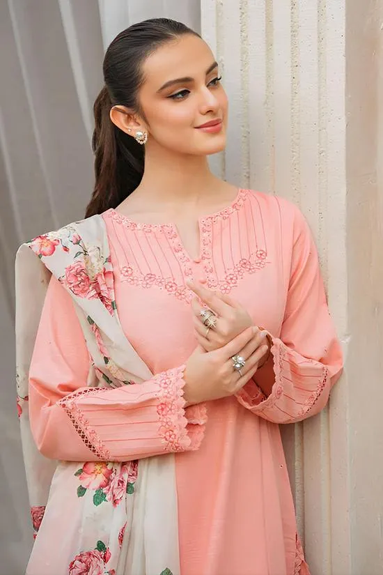 MIX TRENDING DESIGNS 3 Pcs Unstitched Embroidered Suit