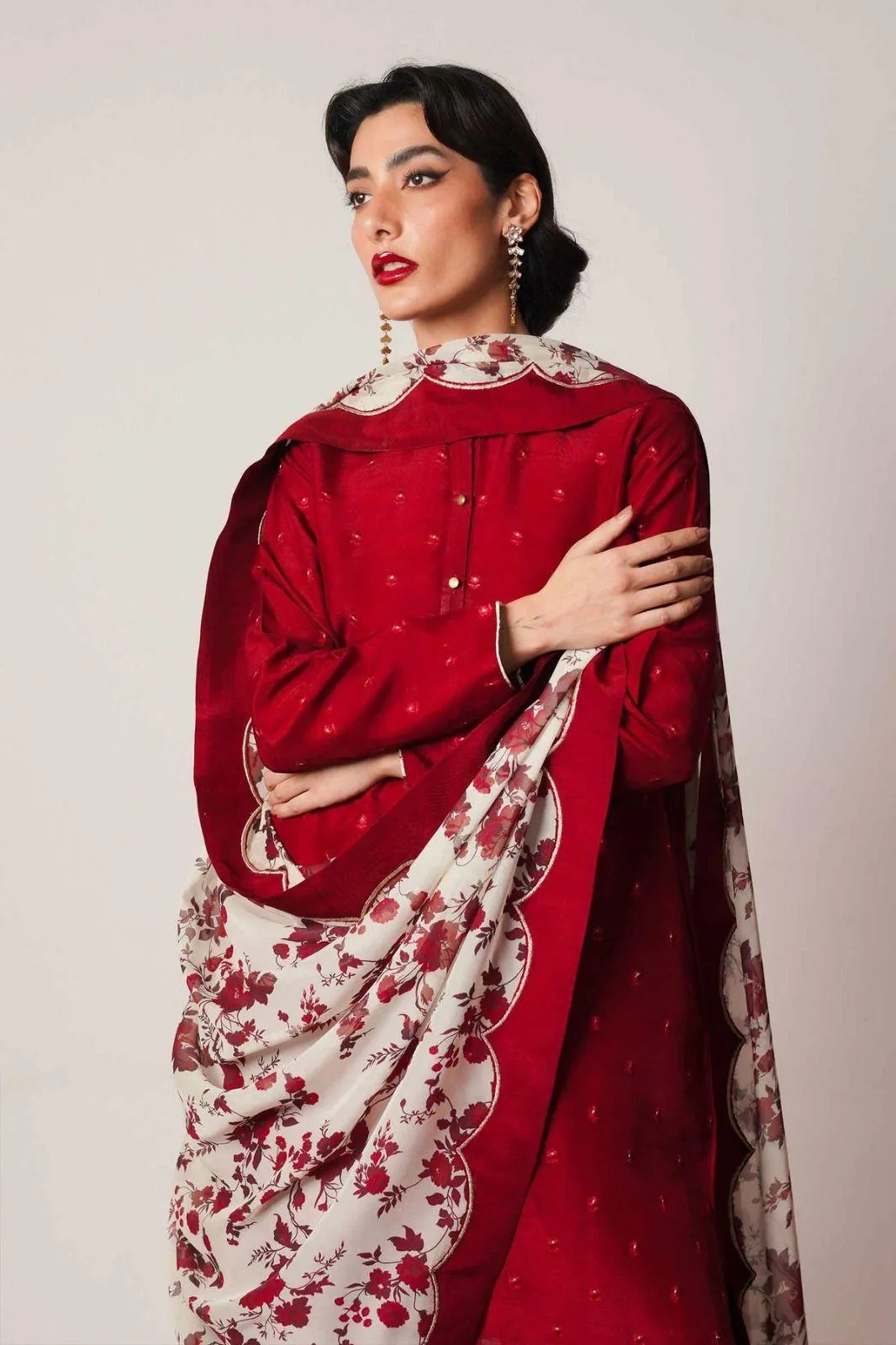 MIX TRENDING DESIGNS 3 Pcs Unstitched Embroidered Suit