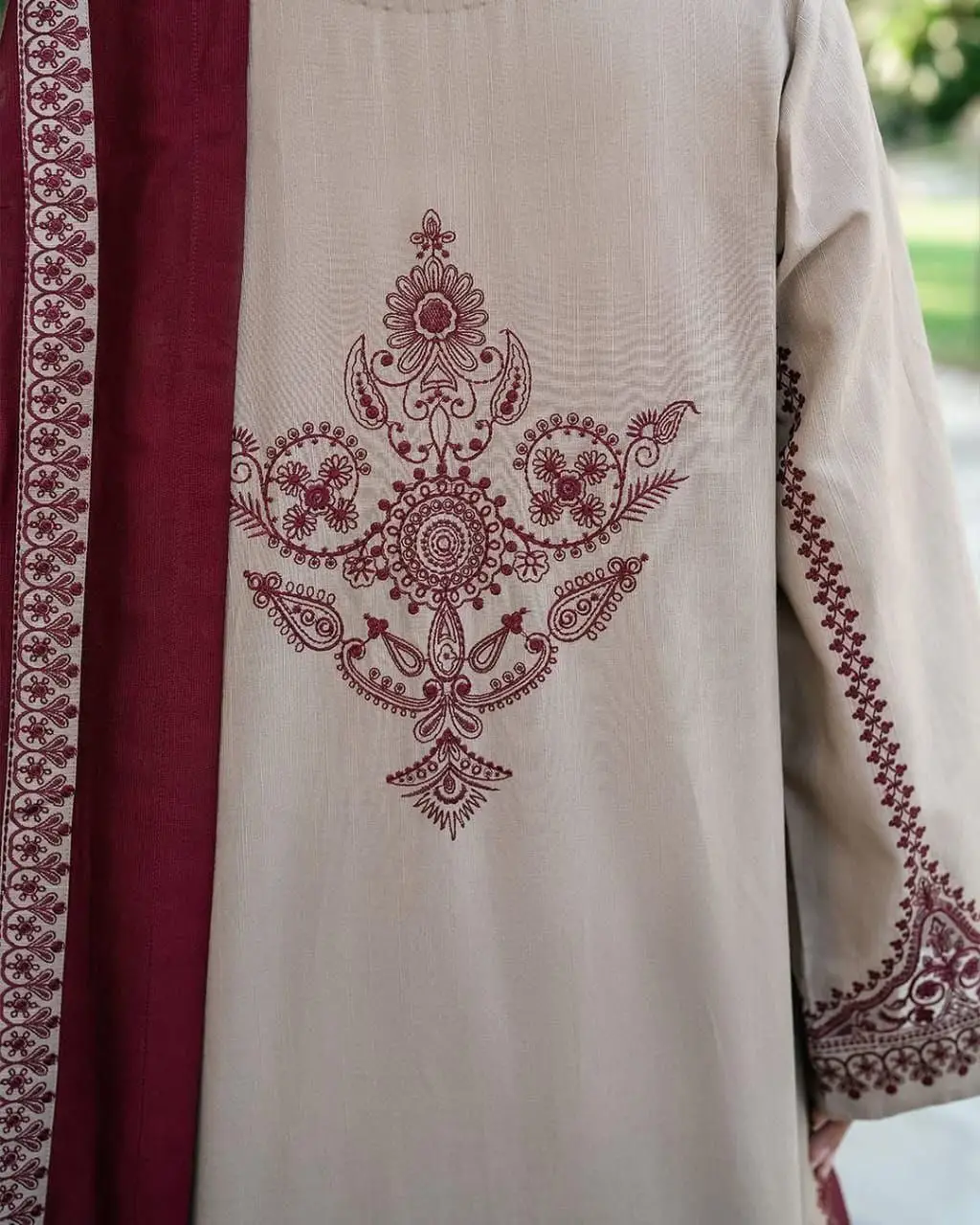 HIT ARTICLES MIX BRAND 3 Pcs Unstitched Embroidered Suit