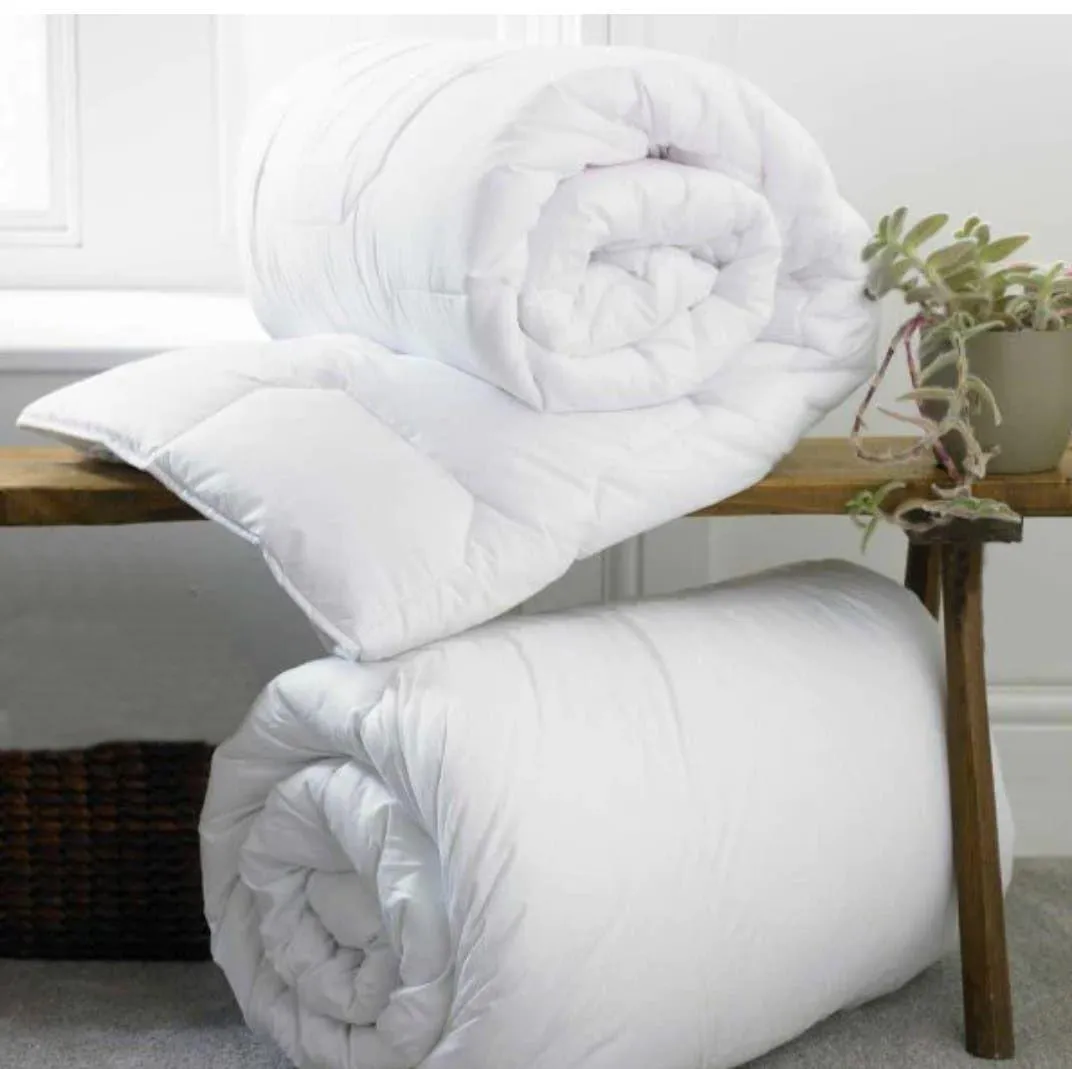 White Silk Jacquard Duvet Insert King Size