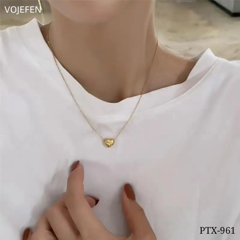 Heart Shape Trending Korean Necklace Pendent PTX-961