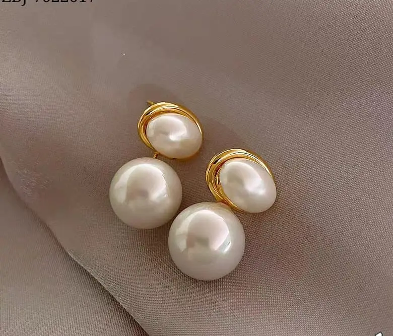 Double Circle Korean Trending Earings ZBJ-017
