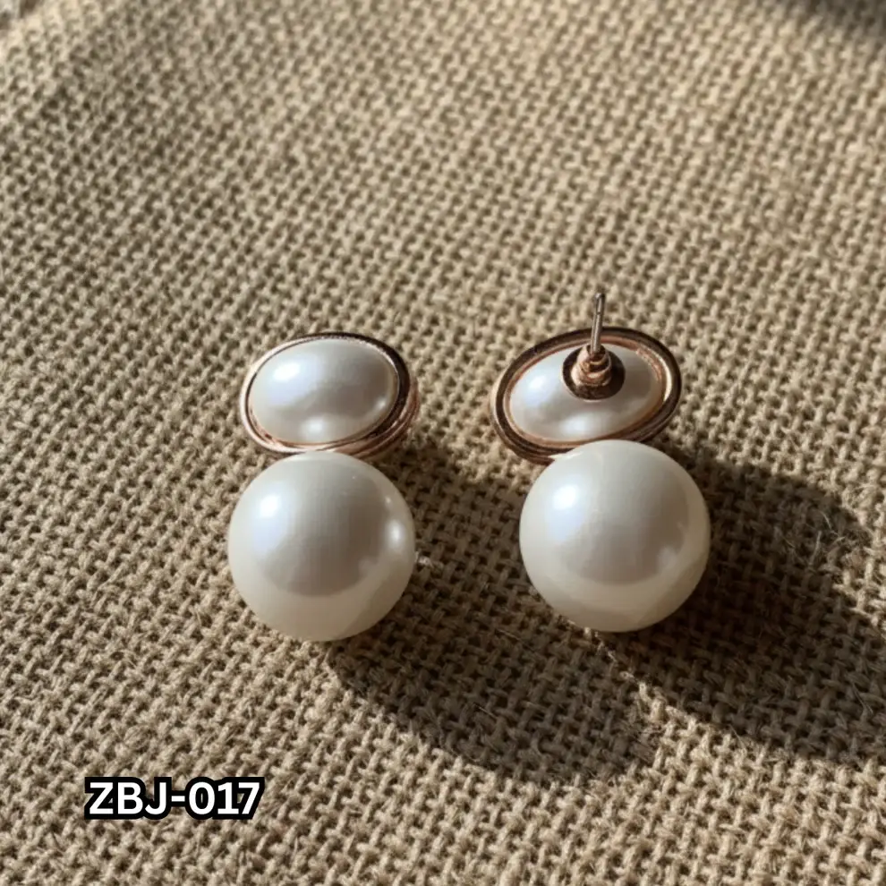 Double Circle Korean Trending Earings ZBJ-017