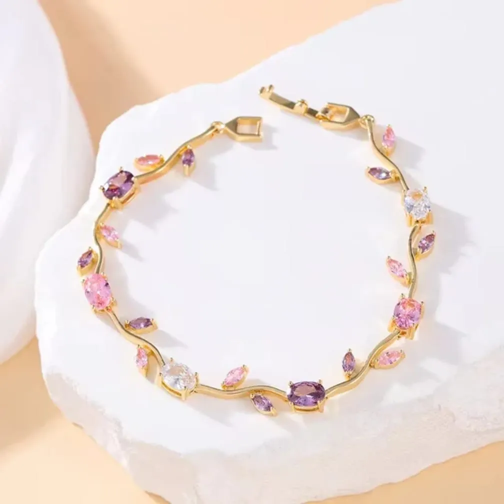 Elegant Stainless Steel Tulip Trending Braclet