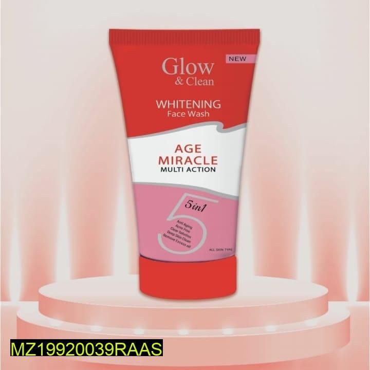 Glow & Clean Whitening Face Wash 120ml Age Miracle Multi Action