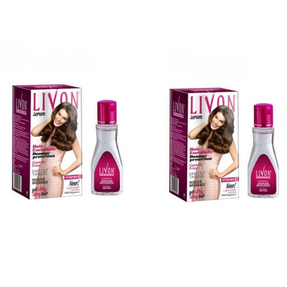 Livon Hair Serum Pink 50ml Frizz Control Shine